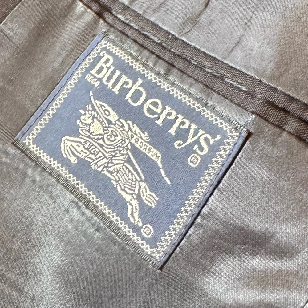Burberry's Wool Black‎ Men's Suit Coat
